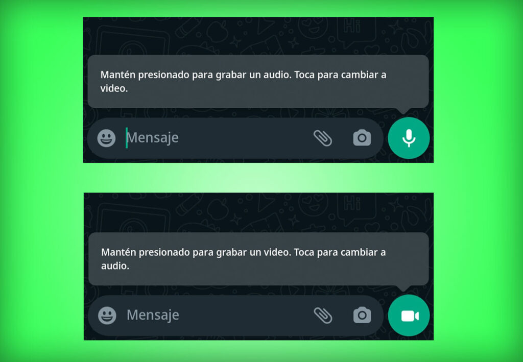 Como mandar mensajes video forma circular por WhatsApp 2 Cómo mandar mensajes de video en forma circular por WhatsApp
