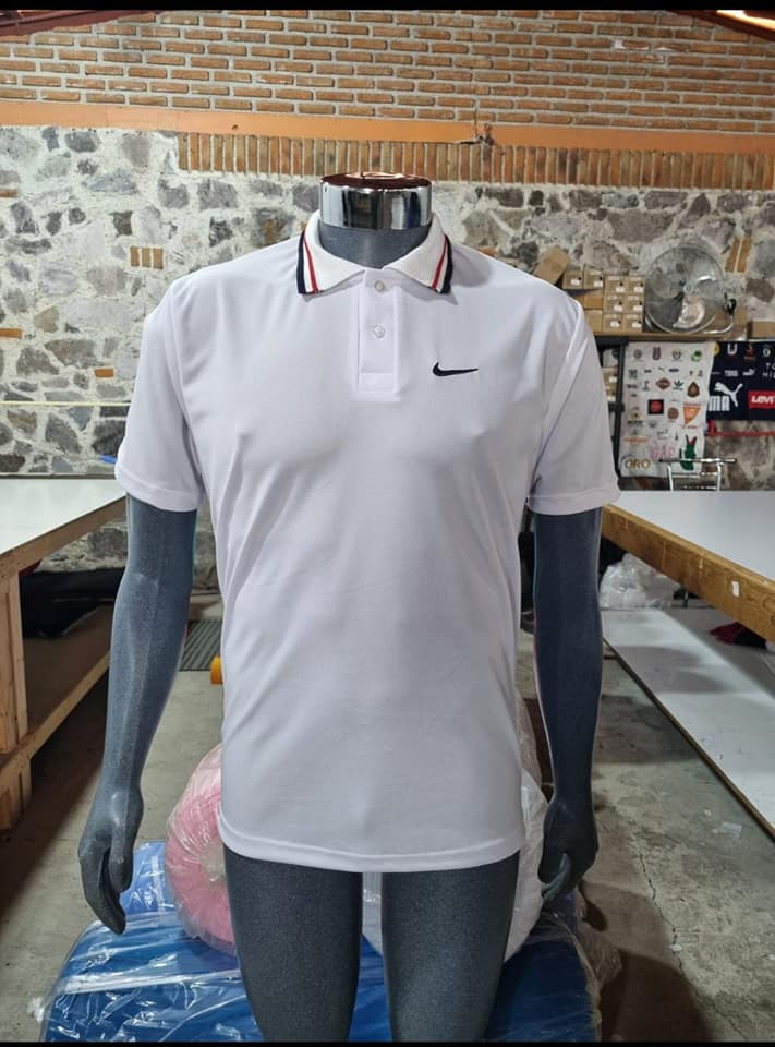 Playeras para caballero, tipo polo DRYFIT, 100% poliéster