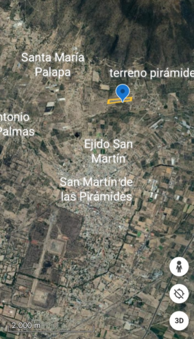 Se vende terreno en San Martin de las Piramides