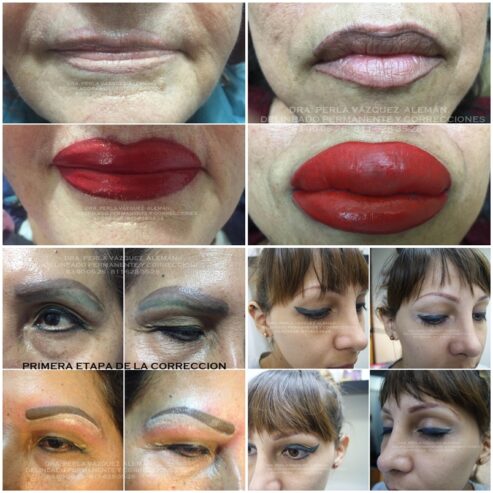 Delineado permanente en Cejas Ojos Labios Sombreado y Correcciones – Monterrey