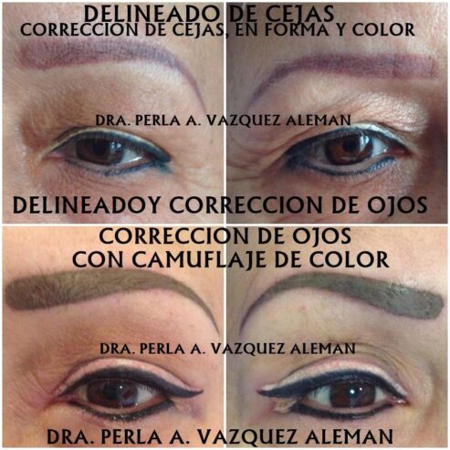 Delineado permanente en Cejas Ojos Labios Sombreado y Correcciones – Monterrey