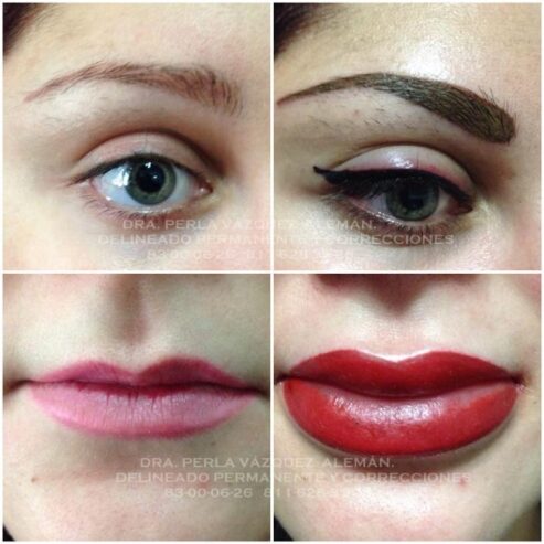 Delineado permanente en Cejas Ojos Labios Sombreado y Correcciones – Monterrey