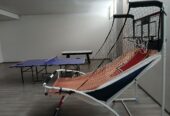 Mesas de Air Hockey, futbolitos, ping pon, tablero de basquetbol, Juegos Mecanicos, Puestos de feria, inflables, tombling, Little tikes