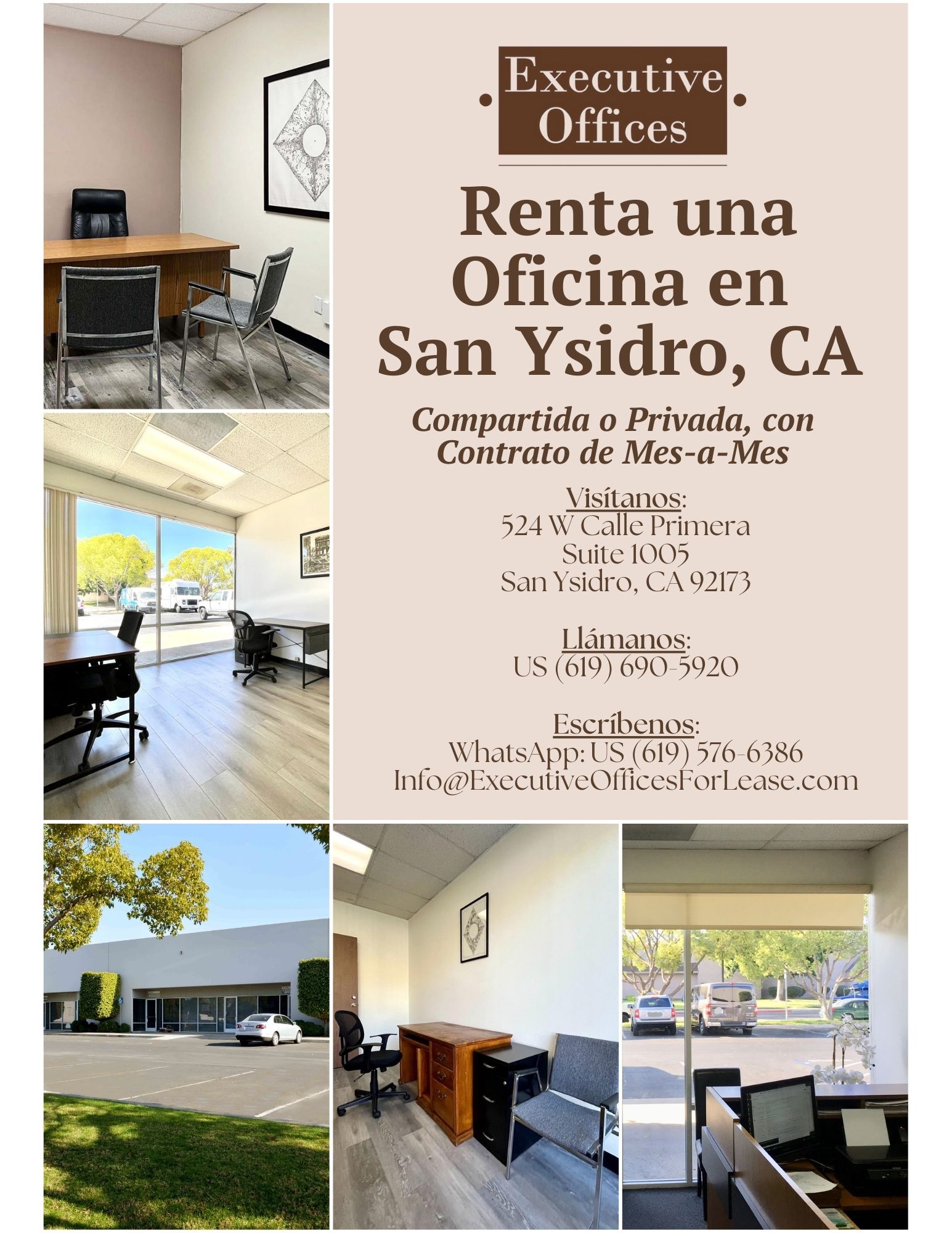 Espacios de Trabajo Profesionales en San Ysidro, CA