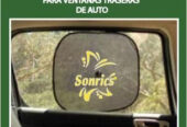 FABRICAMOS PARASOLES PARA VENTANAS DEL CONDUCTOR Y COPILOTO PERSONALIZADAS PARA CAMPAÑAS