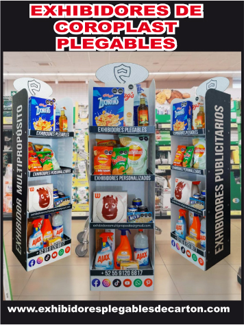 PARA TUS PUNTOS DE VENTA FABRICAMOS EXHIBIDORES DE CARTON