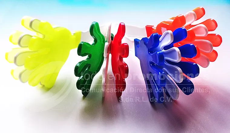 APLAUDIDORES EN FORMA DE MANITAS PARA PUBLICIDAD Y FIESTAS PATRIAS