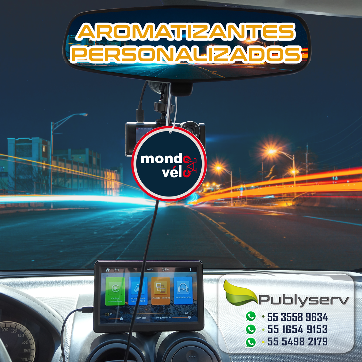 DESODORANTES PARA AUTO PERSONALIZADOS CON AROMA DE AUTO NUEVO
