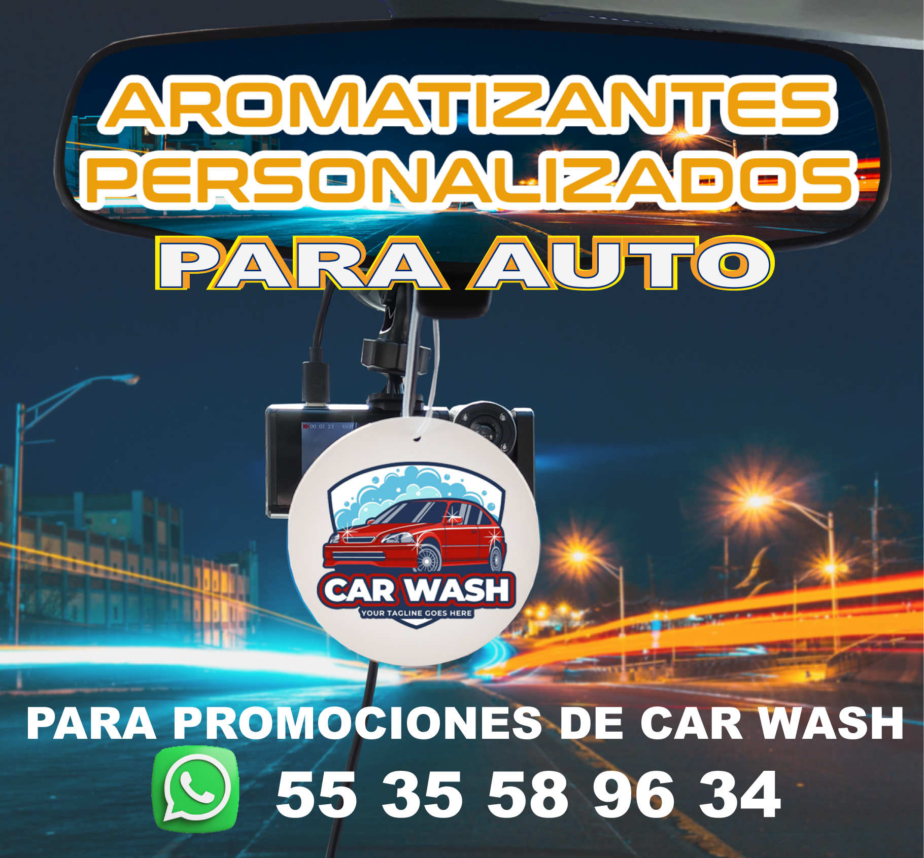 DESODORANTES PARA AUTO PERSONALIZADOS CON AROMA DE AUTO NUEVO