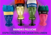 BANDAS PARA LA CABEZA CON PELUCHE LOCO PARA CAMPAÑAS DEL MUNDIAL DE FUTBOL