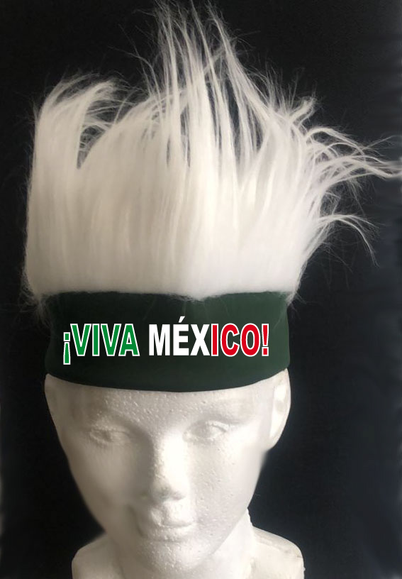 BANDAS PARA LA CABEZA CON PELUCHE LOCO PARA CAMPAÑAS DEL MUNDIAL DE FUTBOL