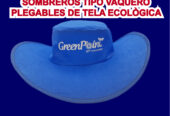 SOMBREROS PARA CAMPAÑAS TIPO VAQUERO PLEGABLES
