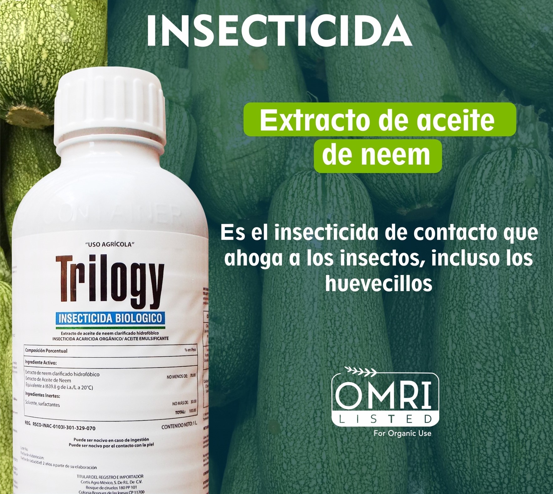 TRILOGY (producto para el campo)