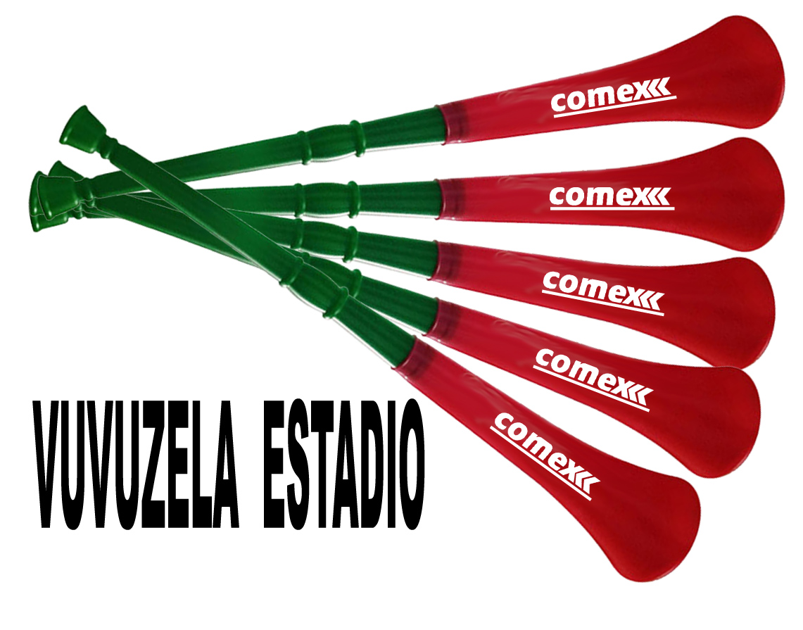 TROMPETA ESTADIO, CORNETA BAZUKA, VUVUZELAS PARA CAMPAÑAS