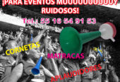 CORNETAS, SILBATOS Y TROMPETAS DE PLASTICO PARA PUBLICIDAD