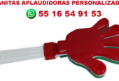 MANITAS APLAUDIDORAS PERSONALIZADAS EN 3 TAMAÑOS Y EN EL COLOR DE TU MARCA