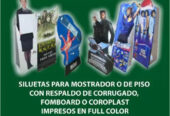 EXHIBIDORES DE CARTON Y COROPLAST PUBLICITARIOS