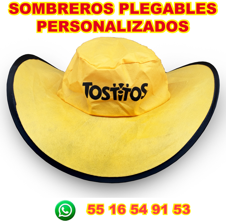 SOMBREROS PARA CAMPAÑAS TIPO VAQUERO PLEGABLES